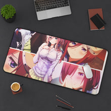 Load image into Gallery viewer, The Quintessential Quintuplets Miku Nakano Mouse Pad (Desk Mat) On Desk
