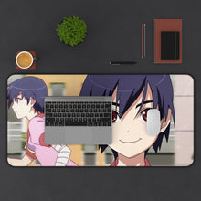 Load image into Gallery viewer, Monogatari (Series) Mouse Pad (Desk Mat) With Laptop
