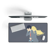 Load image into Gallery viewer, Kaori and Arima Mouse Pad (Desk Mat)
