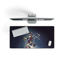 Load image into Gallery viewer, Warrior Girl Mouse Pad (Desk Mat) On Desk
