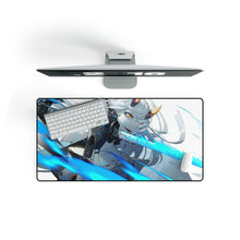 Load image into Gallery viewer, Anime Girl White Hair Katana Mouse Pad (Desk Mat)

