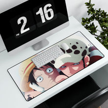 Load image into Gallery viewer, One Piece Monkey D. Luffy Mouse Pad (Desk Mat) With Laptop
