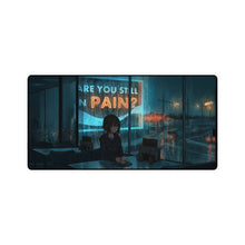 Load image into Gallery viewer, Anime Girl Drinking Alone Mouse Pad (Desk Mat)
