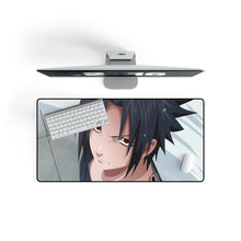 Load image into Gallery viewer, Sasuke Uchiha Mouse Pad (Desk Mat) On Desk
