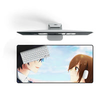Load image into Gallery viewer, Hori-san To Miyamura-kun Mouse Pad (Desk Mat) On Desk
