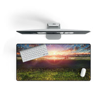 Load image into Gallery viewer, Anime Sunrise Mouse Pad (Desk Mat) On Desk
