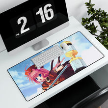 Load image into Gallery viewer, Magical Girl Lyrical Nanoha Mouse Pad (Desk Mat) With Laptop
