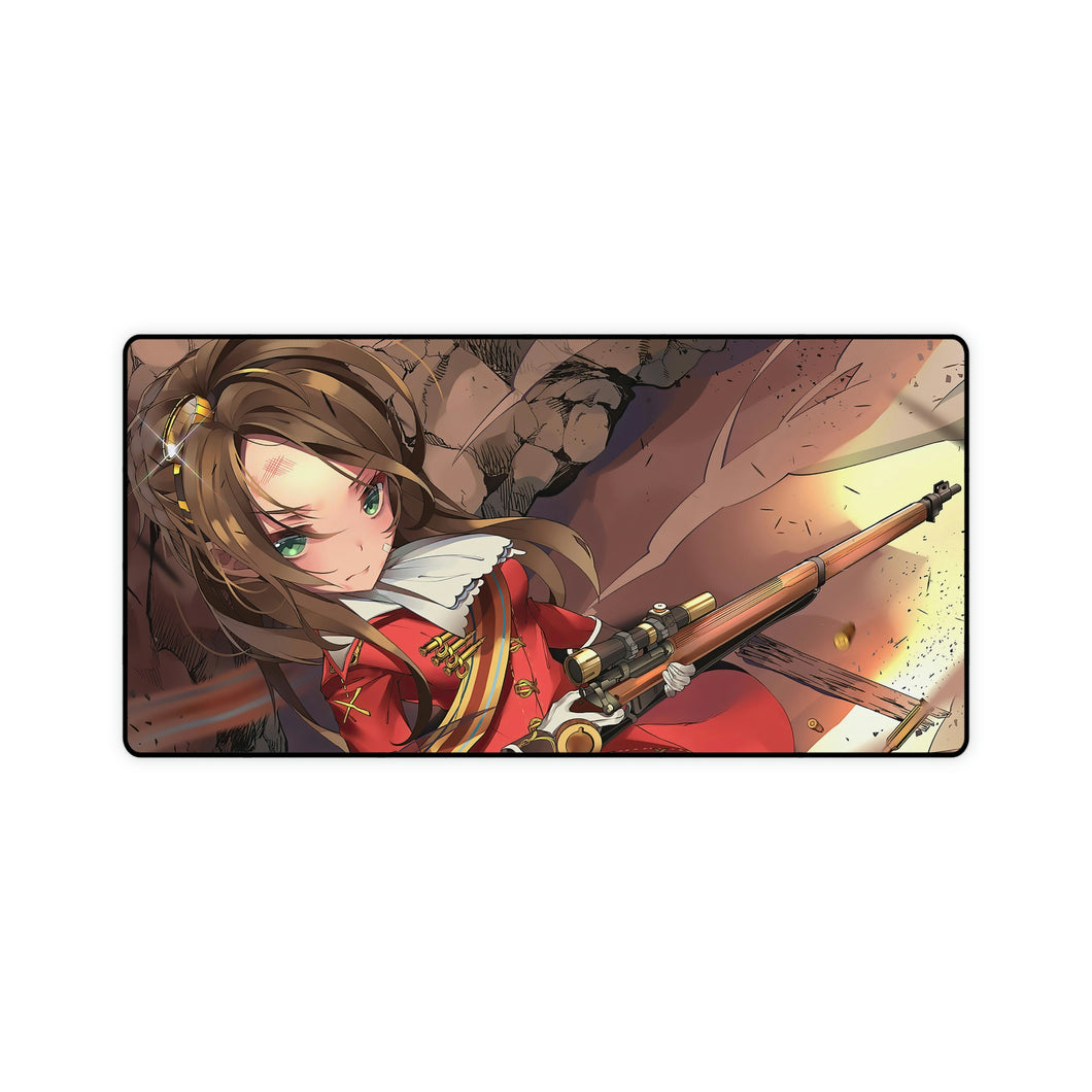 Anime, Girls Frontline, Lee-Enfield, Sniper, Rifle, Mouse Pad (Desk Mat)