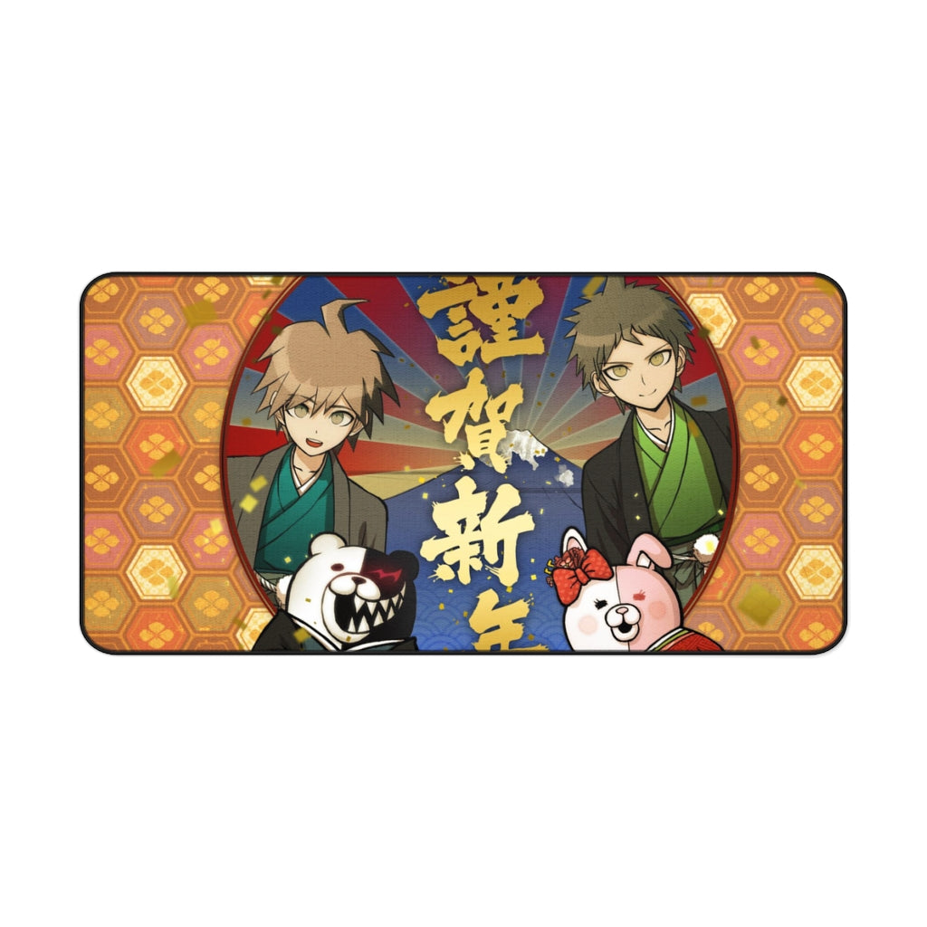 Makoto, Hajime, Monokuma and Monomi Mouse Pad (Desk Mat)