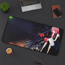 Load image into Gallery viewer, Guilty Crown Inori Yuzuriha Mouse Pad (Desk Mat) On Desk
