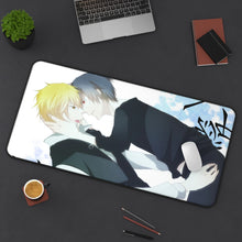 Load image into Gallery viewer, Durarara!! Izaya Orihara, Shizuo Heiwajima Mouse Pad (Desk Mat) On Desk
