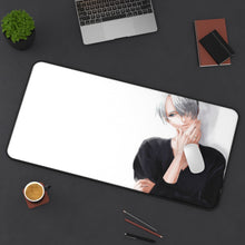 Load image into Gallery viewer, Yuri!!! On Ice Victor Nikiforov Mouse Pad (Desk Mat) On Desk
