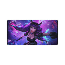 Load image into Gallery viewer, Cyberpunk, Girl, Falling, Sci-Fi, Mouse Pad (Desk Mat)
