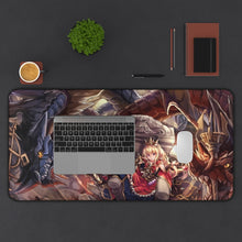 Load image into Gallery viewer, Granblue Fantasy Cagliostro, Granblue Fantasy, Ouroboros Mouse Pad (Desk Mat) With Laptop
