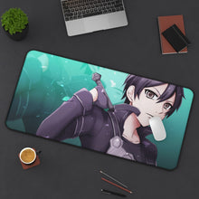 Load image into Gallery viewer, Sword Art Online Kazuto Kirigaya Mouse Pad (Desk Mat) On Desk
