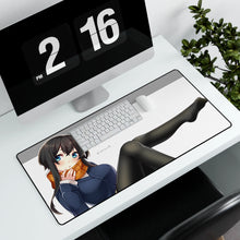 Load image into Gallery viewer, Anime Girl Mouse Pad (Desk Mat) With Laptop
