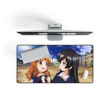 Load image into Gallery viewer, Girls und Panzer Mouse Pad (Desk Mat) On Desk
