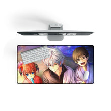 Load image into Gallery viewer, Gintama Gintoki Sakata, Kagura, Shimura Shinpachi Mouse Pad (Desk Mat) On Desk
