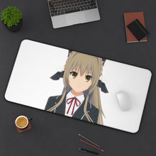 Load image into Gallery viewer, Amagi Brilliant Park Isuzu Sento Mouse Pad (Desk Mat) On Desk
