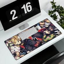 Load image into Gallery viewer, Kimetsu no Yaiba, Kyojuro Rengoku, Giyu Tomioka, Mouse Pad (Desk Mat)
