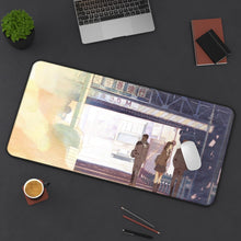 Load image into Gallery viewer, The Garden Of Words Mouse Pad (Desk Mat) On Desk
