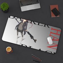 Load image into Gallery viewer, Darker Than Black Mouse Pad (Desk Mat) On Desk
