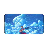 Girl playing guitar Mouse Pad (Desk Mat)
