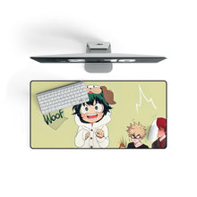Load image into Gallery viewer, My Hero Academia Izuku Midoriya, Katsuki Bakugou Mouse Pad (Desk Mat) On Desk
