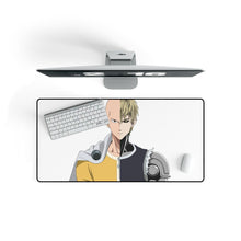 Load image into Gallery viewer, Saitama and Genos Mouse Pad (Desk Mat) On Desk
