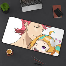 Load image into Gallery viewer, Kiznaiver Niko Niiyama, Hajime Tenga Mouse Pad (Desk Mat) On Desk

