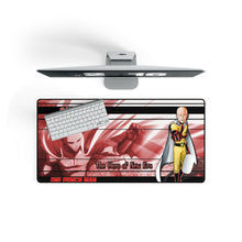 Load image into Gallery viewer, Anime One-Punch Man Mouse Pad (Desk Mat) On Desk
