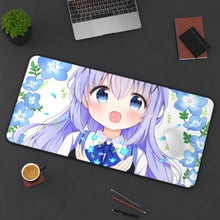 Load image into Gallery viewer, Is The Order A Rabbit? Mouse Pad (Desk Mat) On Desk
