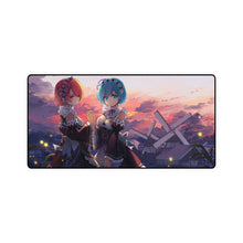Load image into Gallery viewer, Anime, Girls, Maid, Re:Zero, Ram, Rem, Mouse Pad (Desk Mat)
