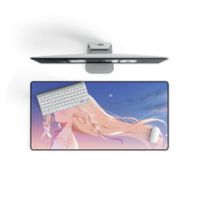 Load image into Gallery viewer, Maquia: When the Promised Flower Blooms Mouse Pad (Desk Mat) On Desk

