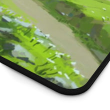 Load image into Gallery viewer, Small well on a grassy hillside Mouse Pad (Desk Mat) Hemmed Edge
