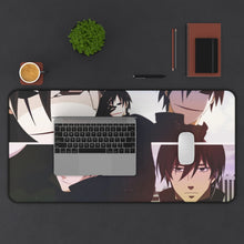 Load image into Gallery viewer, Darker Than Black Hei Mouse Pad (Desk Mat) With Laptop
