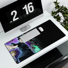 Load image into Gallery viewer, Mob Psycho 100 Arataka Reigen, Shigeo Kageyama Mouse Pad (Desk Mat) With Laptop
