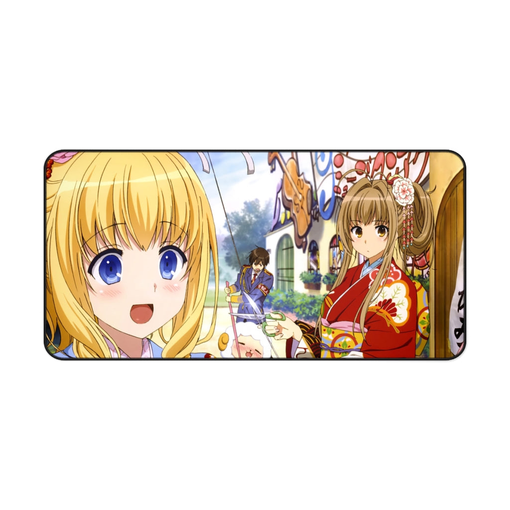 Amagi Brilliant Park Isuzu Sento, Seiya Kanie, Latifa Fleuranza Mouse Pad (Desk Mat)