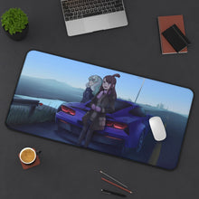 Load image into Gallery viewer, Little Witch Academia Atsuko Kagari, Diana Cavendish, Computer Keyboard Pad Mouse Pad (Desk Mat) On Desk
