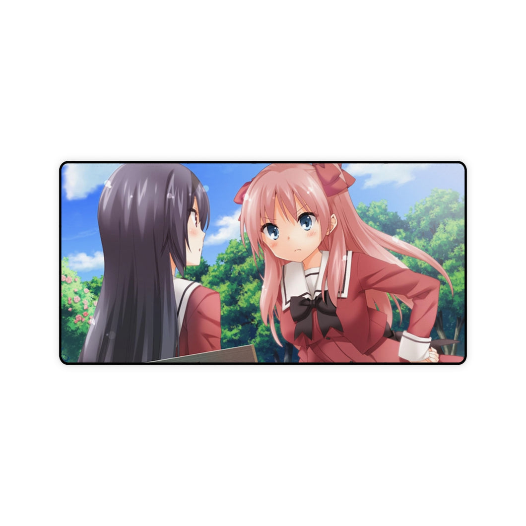 A Kiss For The Petals - Remembering How We Met Mouse Pad (Desk Mat)