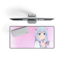Load image into Gallery viewer, EroManga-Sensei Mouse Pad (Desk Mat) On Desk
