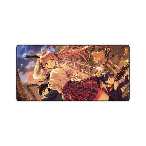 Anime Girl Mouse Pad (Desk Mat)