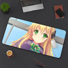Load image into Gallery viewer, Gamers! Karen Tendou Mouse Pad (Desk Mat) On Desk
