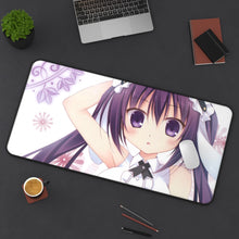 Load image into Gallery viewer, Is The Order A Rabbit? Mouse Pad (Desk Mat) On Desk

