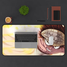 Load image into Gallery viewer, Fairy Tail Natsu Dragneel Mouse Pad (Desk Mat) With Laptop
