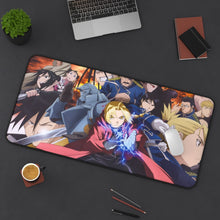 Load image into Gallery viewer, Fullmetal Alchemist: Brotherhood Mouse Pad (Desk Mat) On Desk
