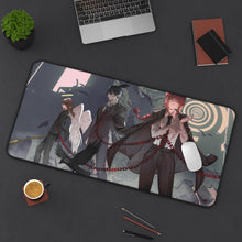 Load image into Gallery viewer, Chainsaw Man Mouse Pad (Desk Mat) On Desk
