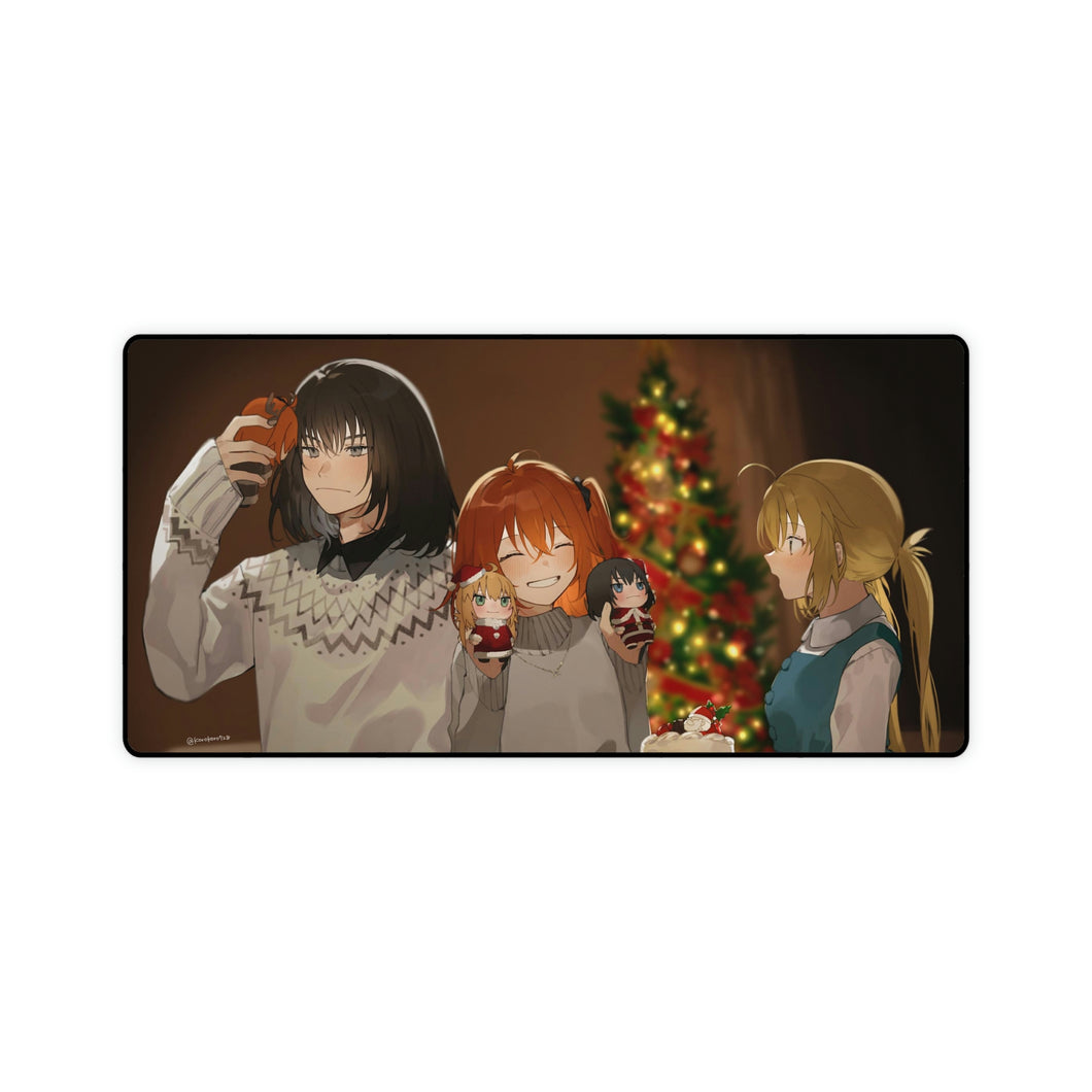 Saber, Gudako & Oberon Mouse Pad (Desk Mat)