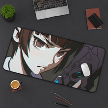 Load image into Gallery viewer, Akane Tsunemori serious look Mouse Pad (Desk Mat) On Desk
