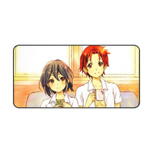 Load image into Gallery viewer, Kokoro Connect Himeko Inaba, Taichi Yaegashi Mouse Pad (Desk Mat)
